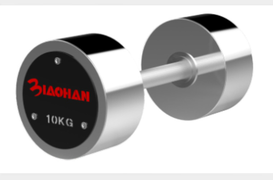 Gym Fitness İçin Kullanılabilir Özel RAPID Paslanmaz Çelik Dambıller Logo