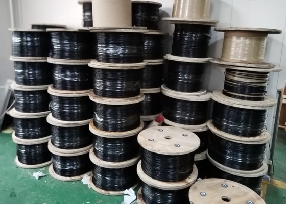 Siyah Spor Salonu Tel İpi Güç Eğitimi İçin Dayanıklı Etkili 5MM / 6MM / 6.5MM