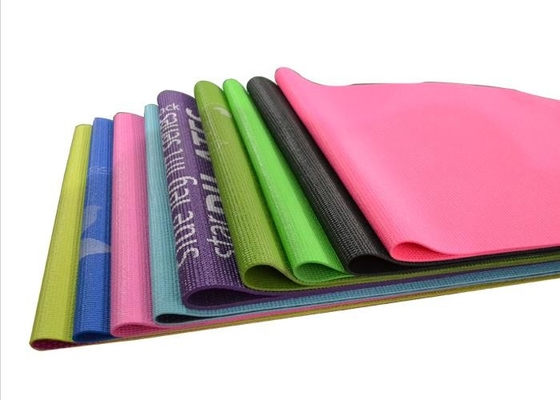 Ev Kullanımı Anti Slip Yoga Mat 3 - 8mm Kalınlık ile Kolay Bakım Opsiyonel