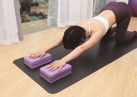 Egzersiz 1300G 150mm Genişlik 10mm Kalın TPE Yoga Bloğu