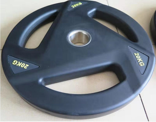 Yüksek Darbe Direnci Güç Eğitim Plakası Kauçuk Tüm Ticari Kulüpler Fitness merkezleri için Ağır Güçlü Ağırlık Plakası